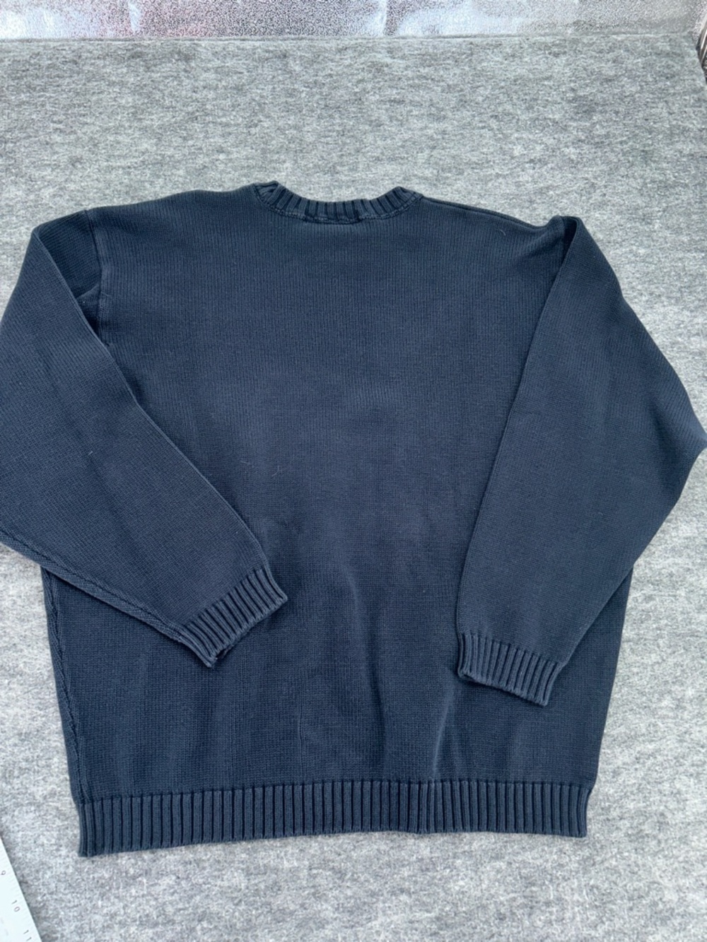 Brooks Brothers Men’s Navy Blue Crewneck Sweater Long Sleeve Size XL - Picture 7 of 8